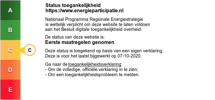 Toegankelijkheidsverklaring